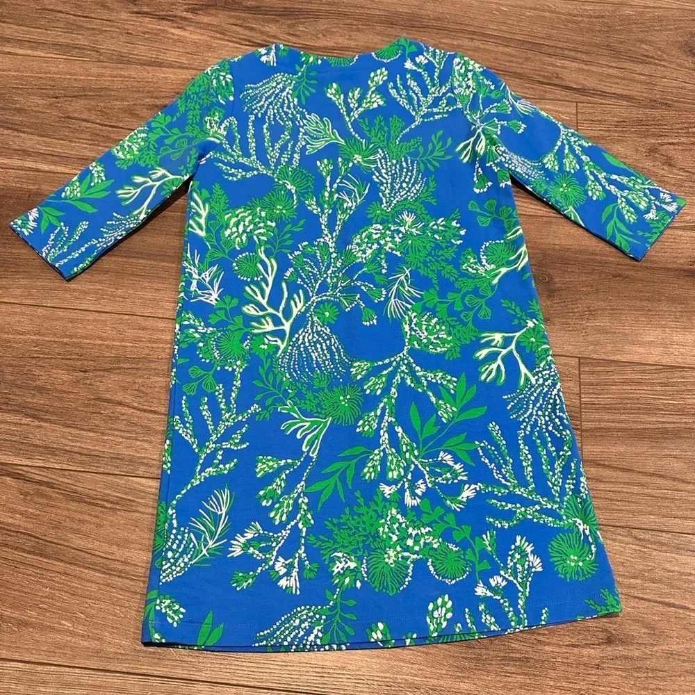 NWT! Lilly Pulitzer Girls 8-10 Mackenzie Dress in Briny Blue